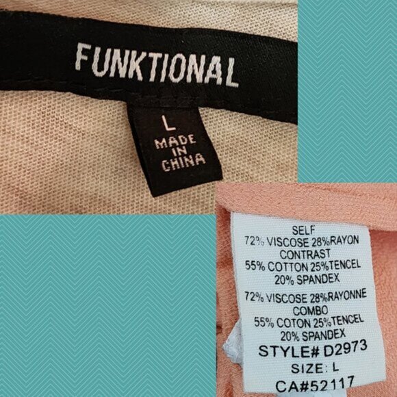 Funktional Colorblock Popover Flowy High Low Dress - Picture 4 of 4